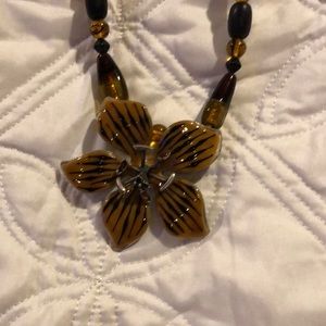 Chico’s Tiger Lily statement necklace